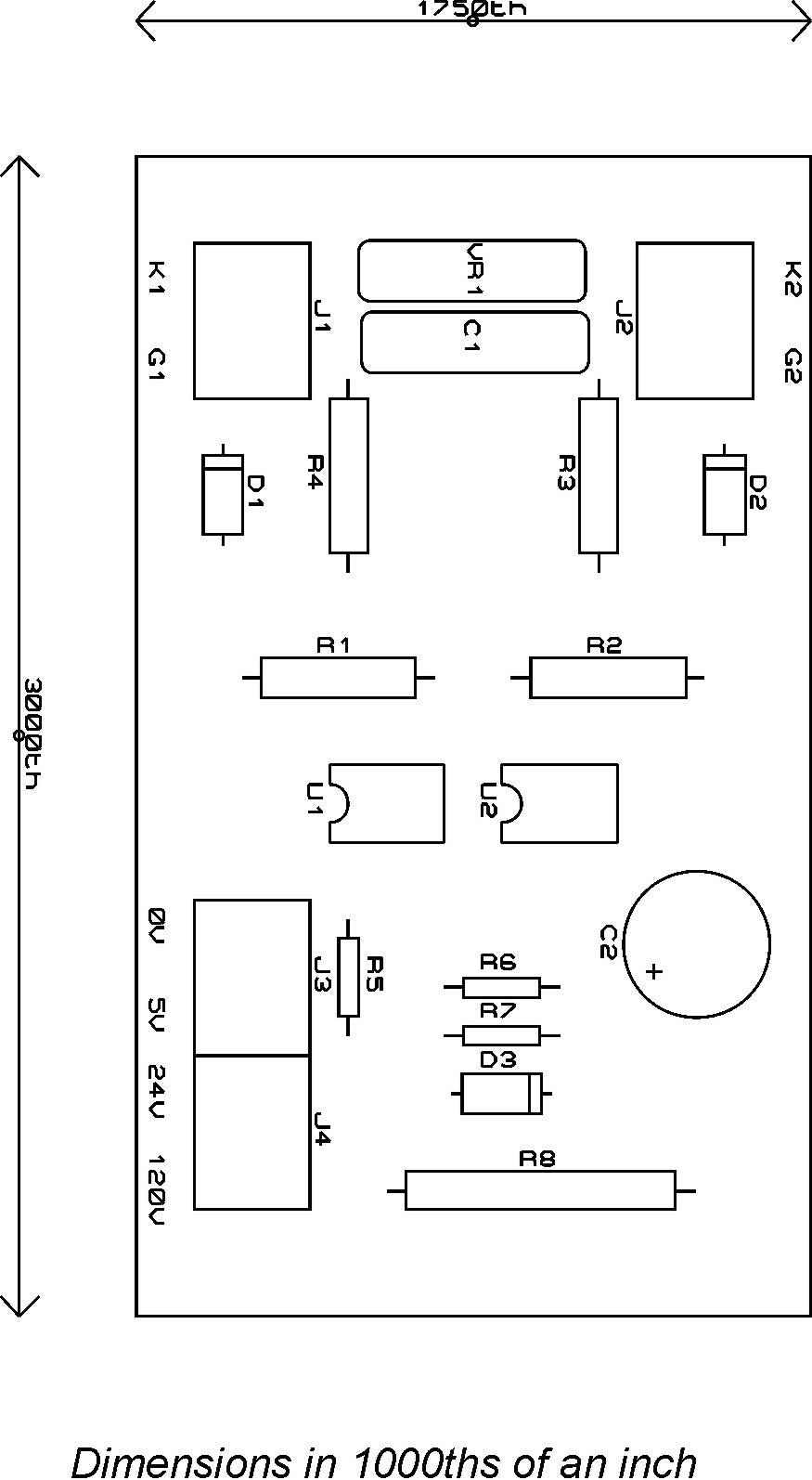 Zero Cross SCR Driver Dimensions