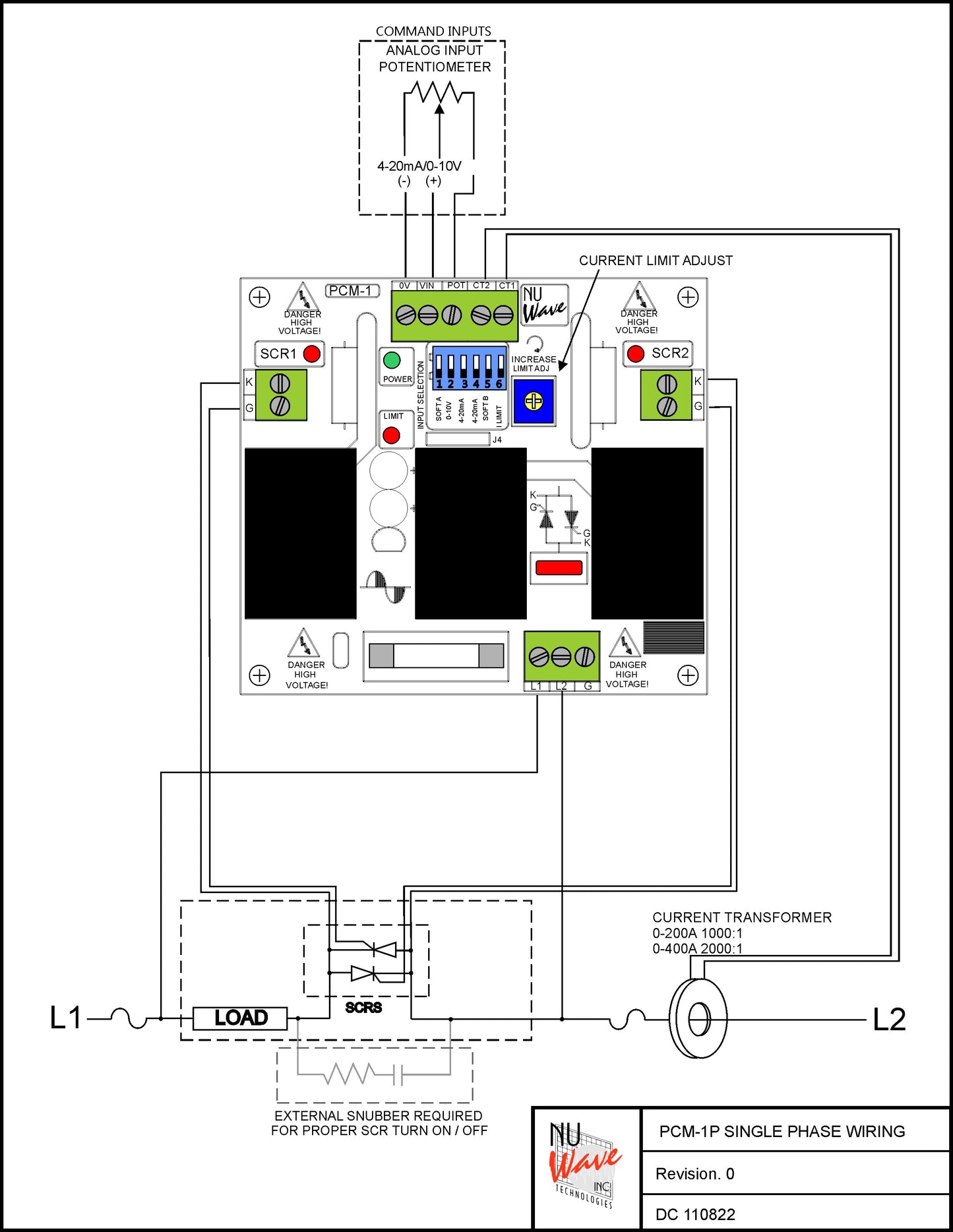 SCR Driver Board Wiring