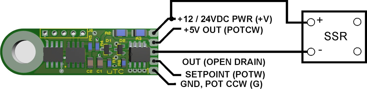 Small Temperature Controller Wiring SSR